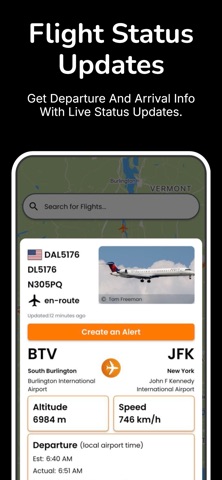 Flight Radar Tracker iPhone screenshot