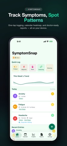 Symptom Snap Screenshot 1