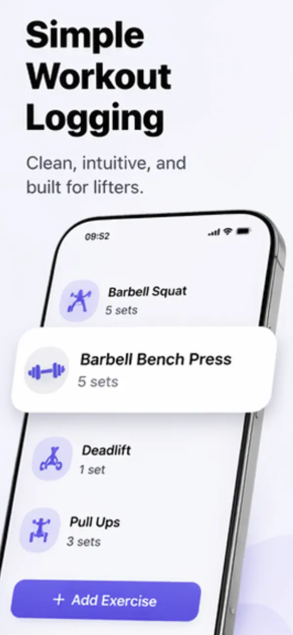 Screenshot #2 pour Liftlog - No subscription