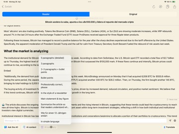 VisionFeed iPad screenshot