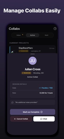 KollabMe: Music Collaboration screenshot