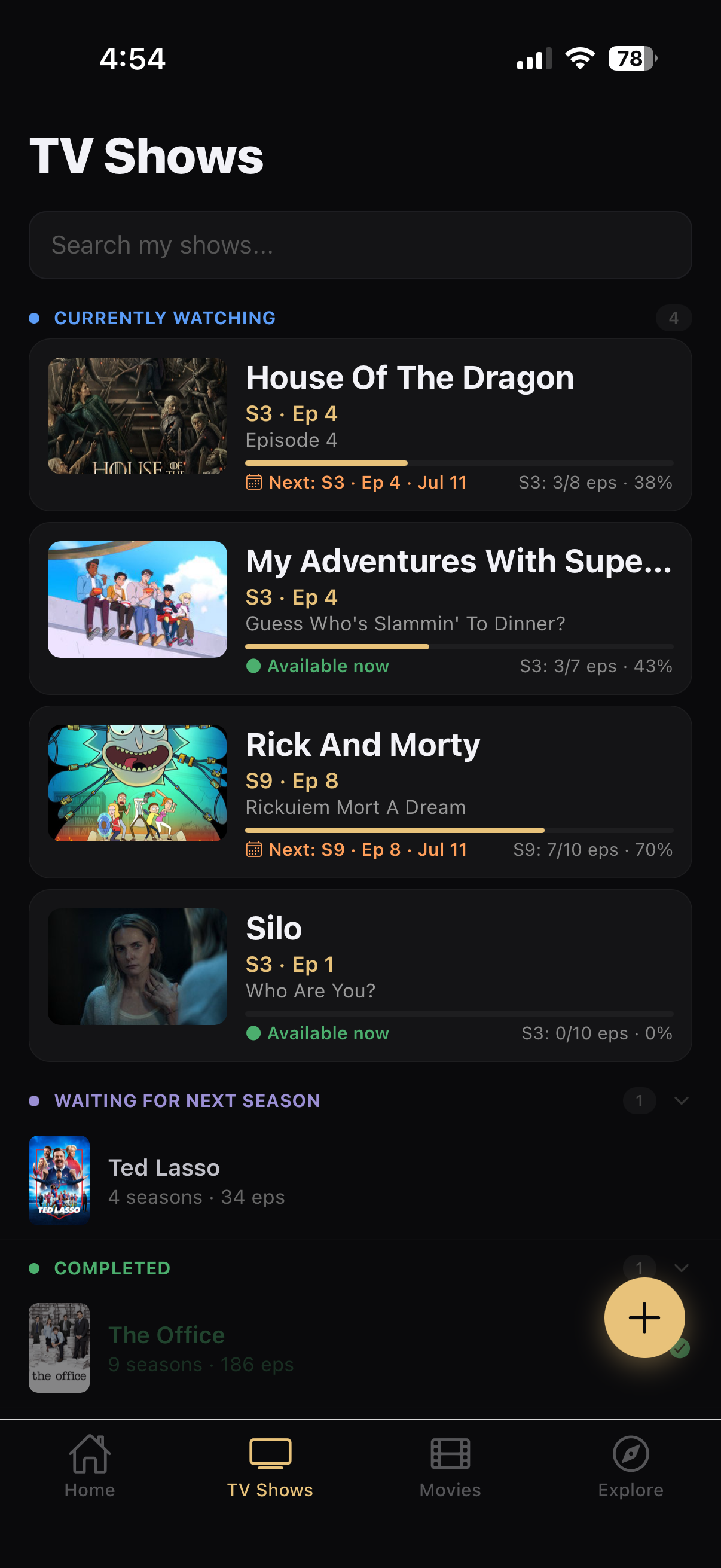 Screened: Log Movies & Shows screenshot 3