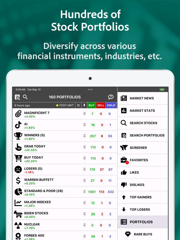 Screenshot #5 pour S&P Stocks Ratings & Charts