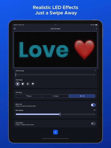 LED Scroller - LED Signboard iPad screenshot
