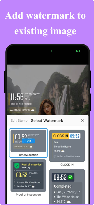TimeFix Camera–Edit Watermark Screenshot 2 of 6
