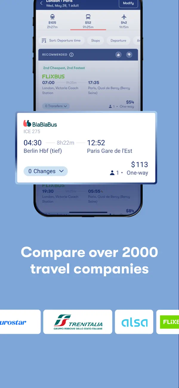 #2. Omio: Book Train, Bus & Flight (iOS) Oleh: Omio Corp.