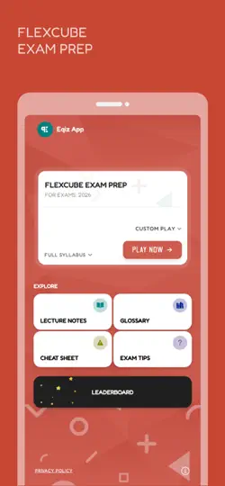 Flexcube Banking Prep: With AI iPhone Screenshot 1