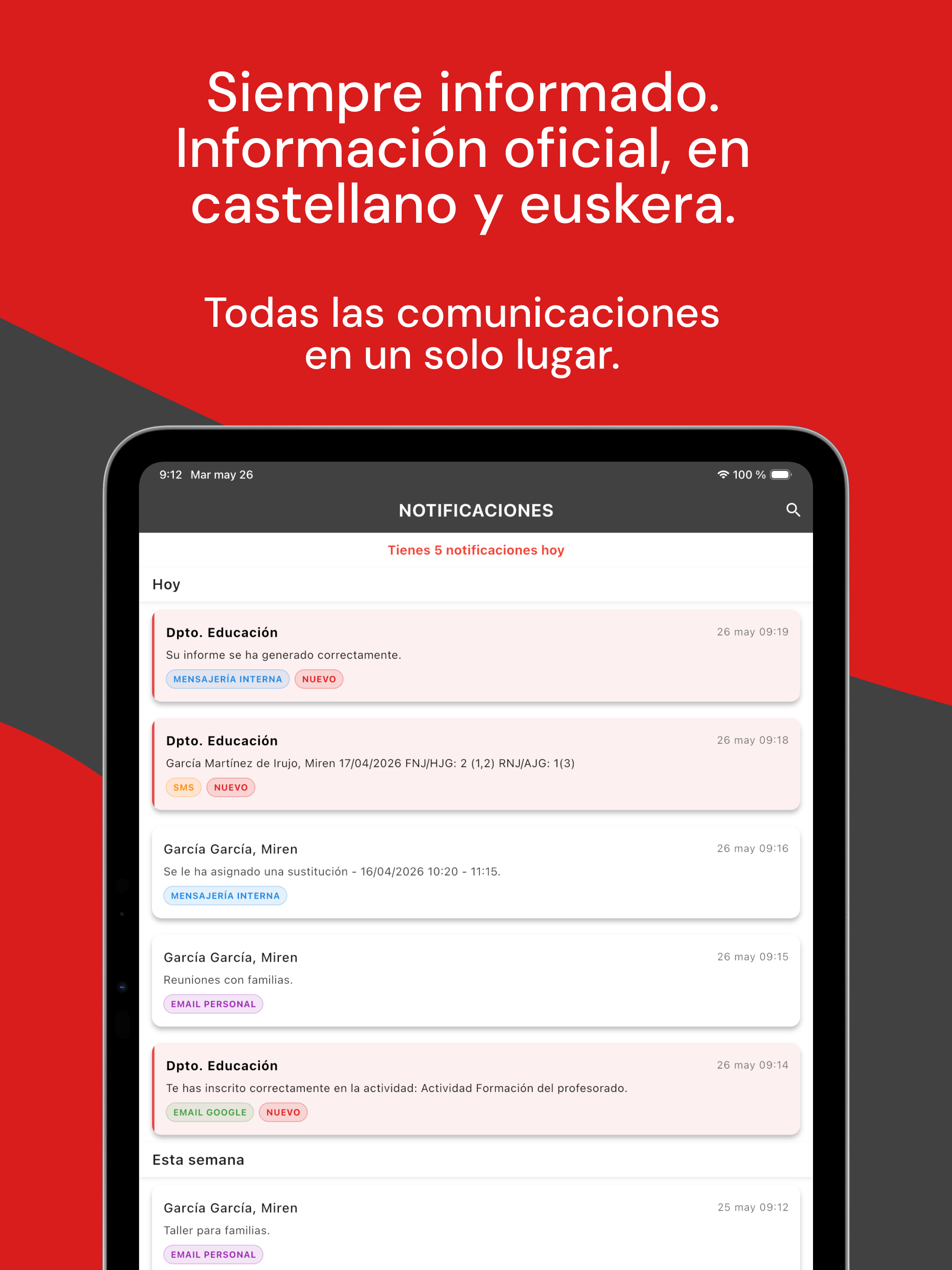 Educa Navarra screenshot 10