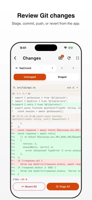 CC Pocket: Code Anywhere iPhone screenshot 6
