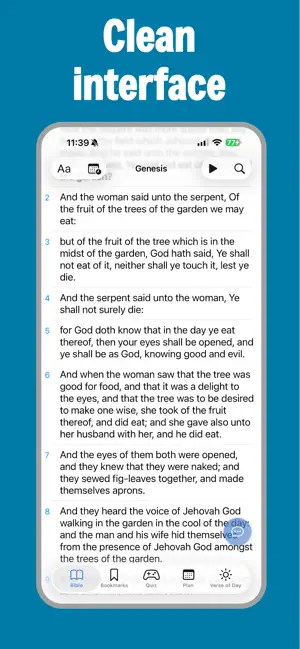 American Standard Bible AIChat screenshot 1