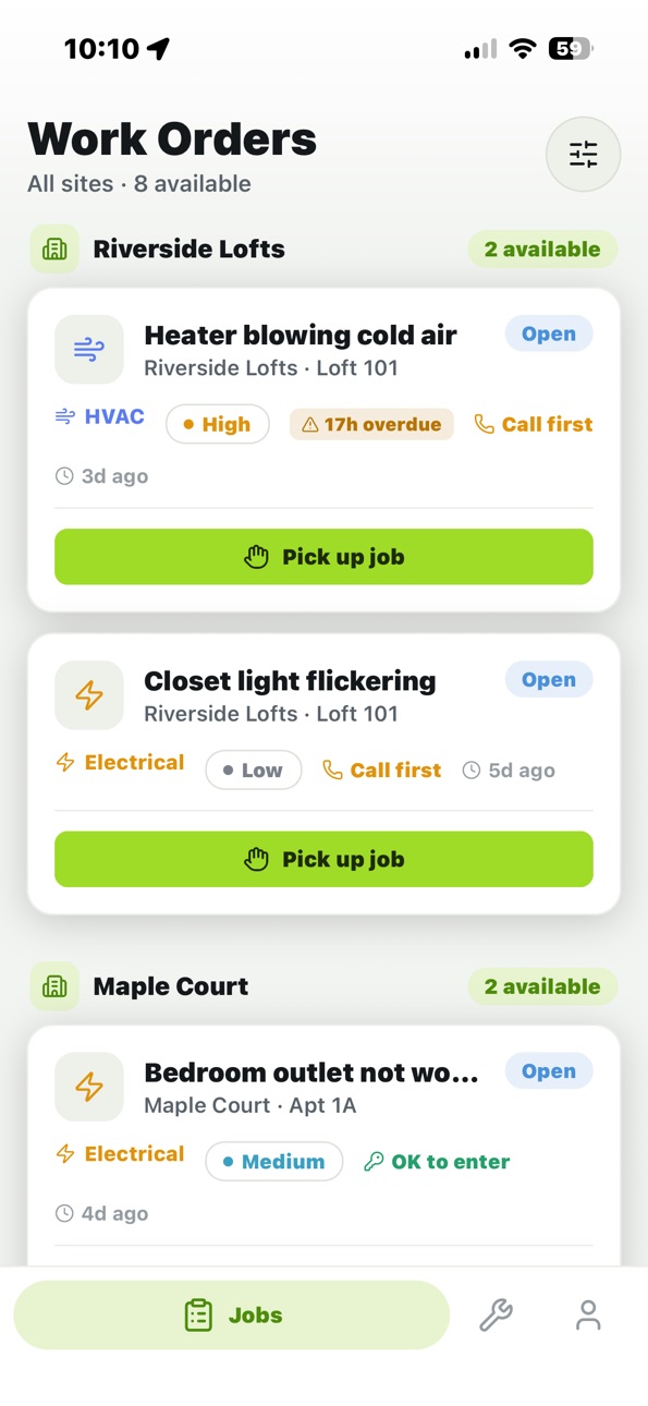 iPhone screenshot