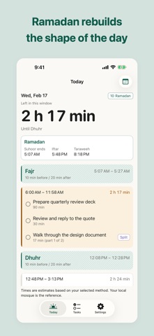 Waqtain: Prayer Day Planner Screenshot 8 of 10
