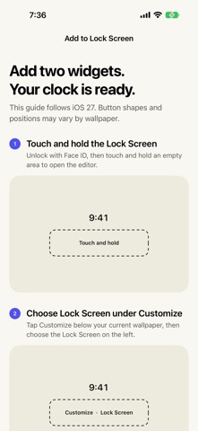 Clock Widget: Lock Screen Screenshot 5 of 6