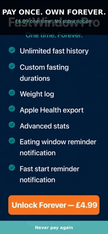 FastWindow: Fasting Timer Screenshot 5 of 5