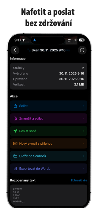 Skener do PDF Screenshot 2 of 3