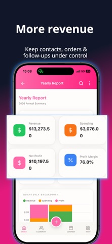 Screenshot 3 of MyPink: MLM & Direct Sales CRM App
