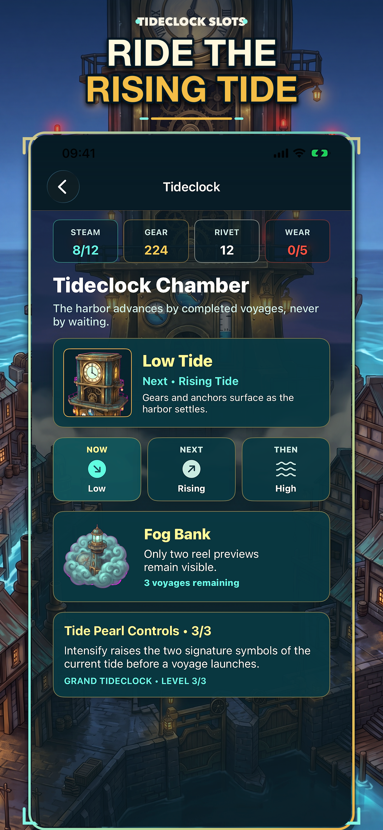 Tideclock Slots: Brass Harbor screenshot 7
