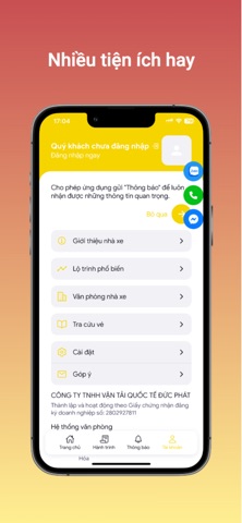 Vận tải Quốc tế Đức Phát . iPhone screenshot 3