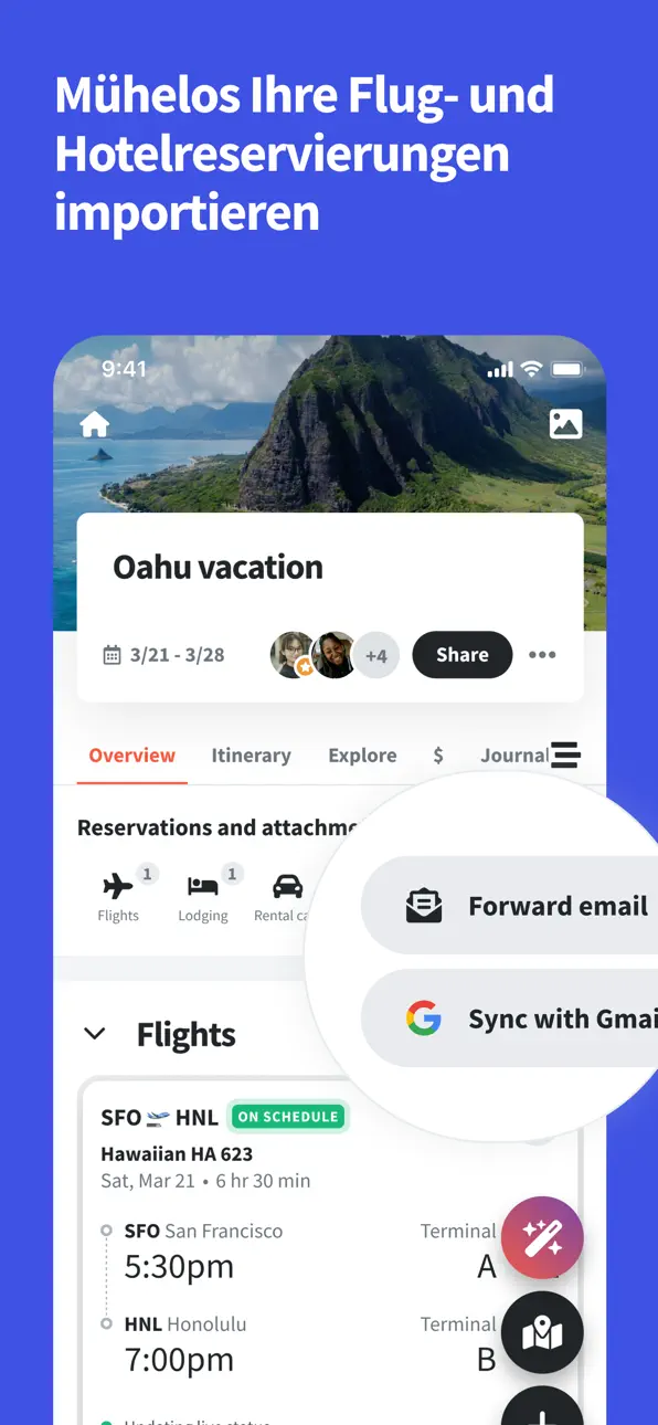 Wanderlog - Travel Planner iOS Mod IPA screenshot 3 - iOS app interface