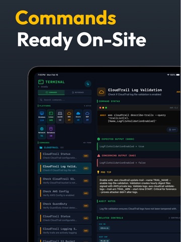 AuditEdge iPad screenshot