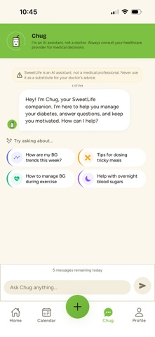 SweetLife - Diabetes Tracker Screenshot 3 of 6