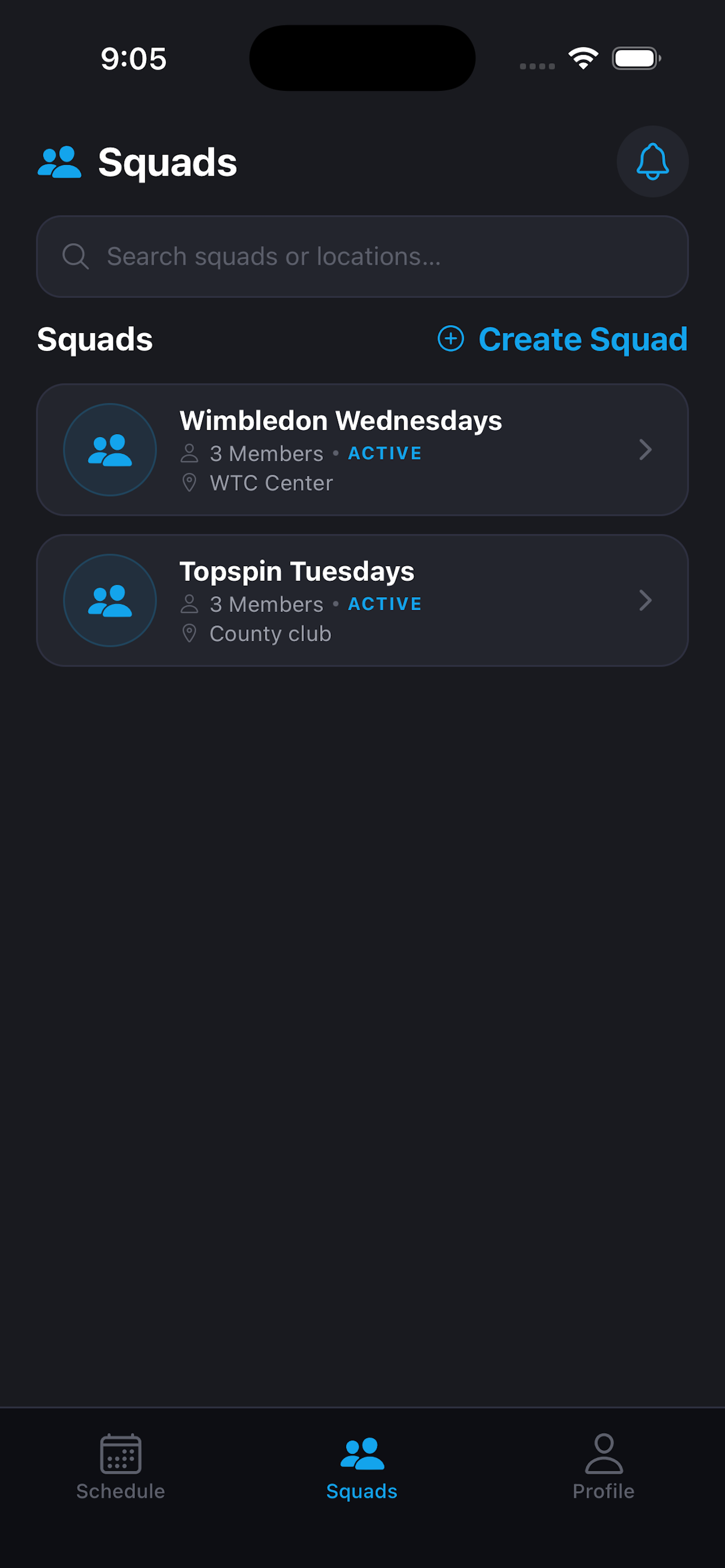 TennisTime App screenshot 4