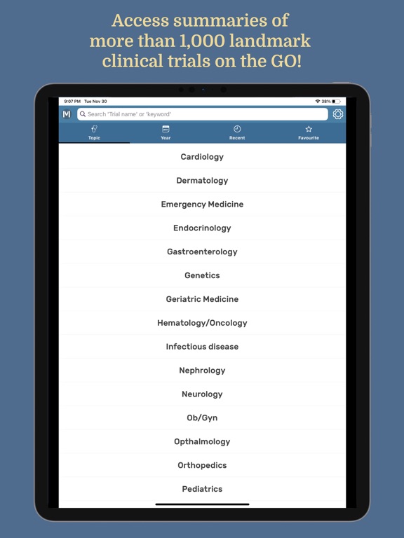 Screenshot #4 pour Visualmed: Clinical Trials