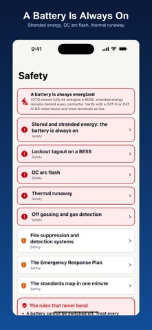 StoreWatt: BESS Field Toolkit iPhone screenshot