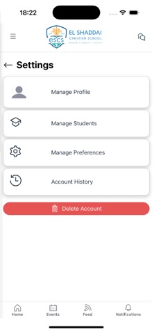 ESCS App screenshot