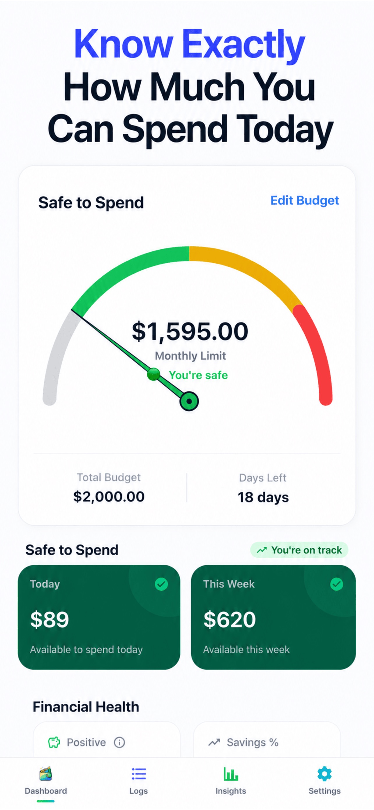Budget App: AI Expense Tracker screenshot 2