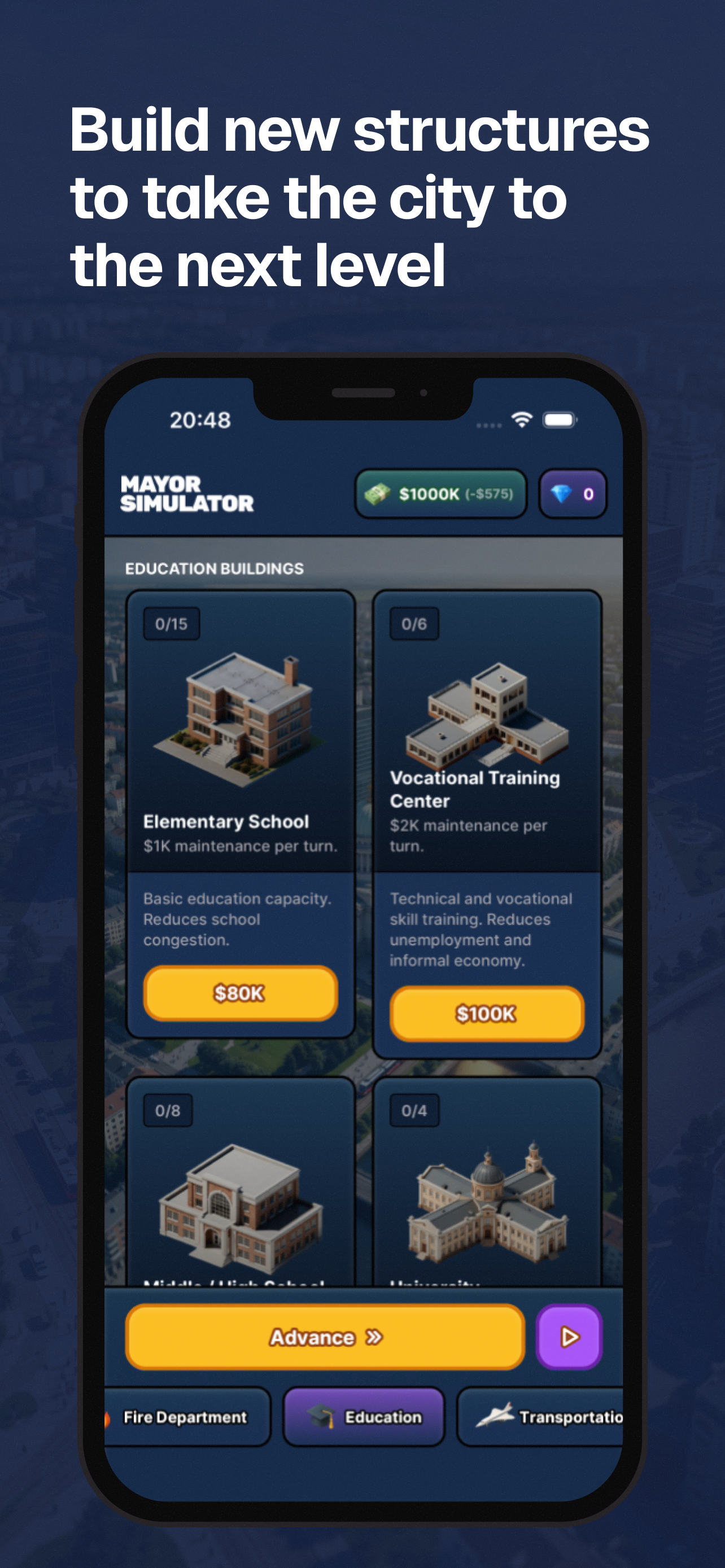 Mayor Simulator - Run the City