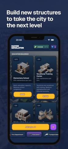 Mayor Simulator - Run the City iPhone screenshot