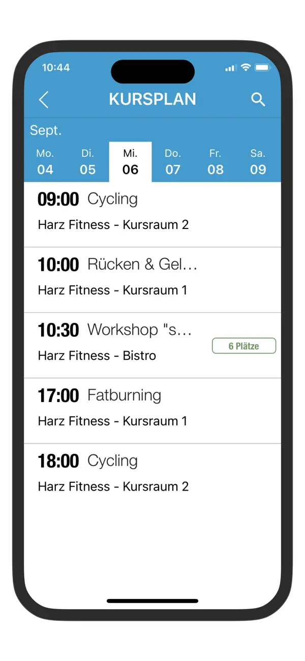 Screenshot #3 pour HARZfitness Club