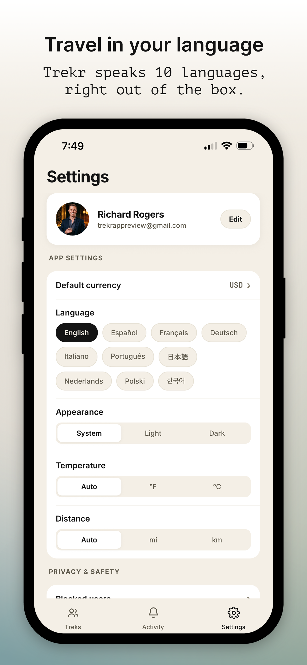 Trekr: Group Trip Planner screenshot 10