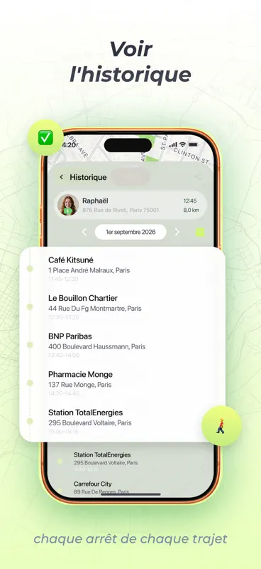 Localisation Telephone: RideUp screenshot 2 of 5