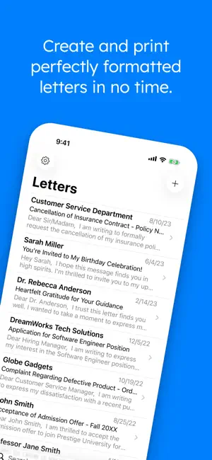 Letter: just write letters screenshot 1