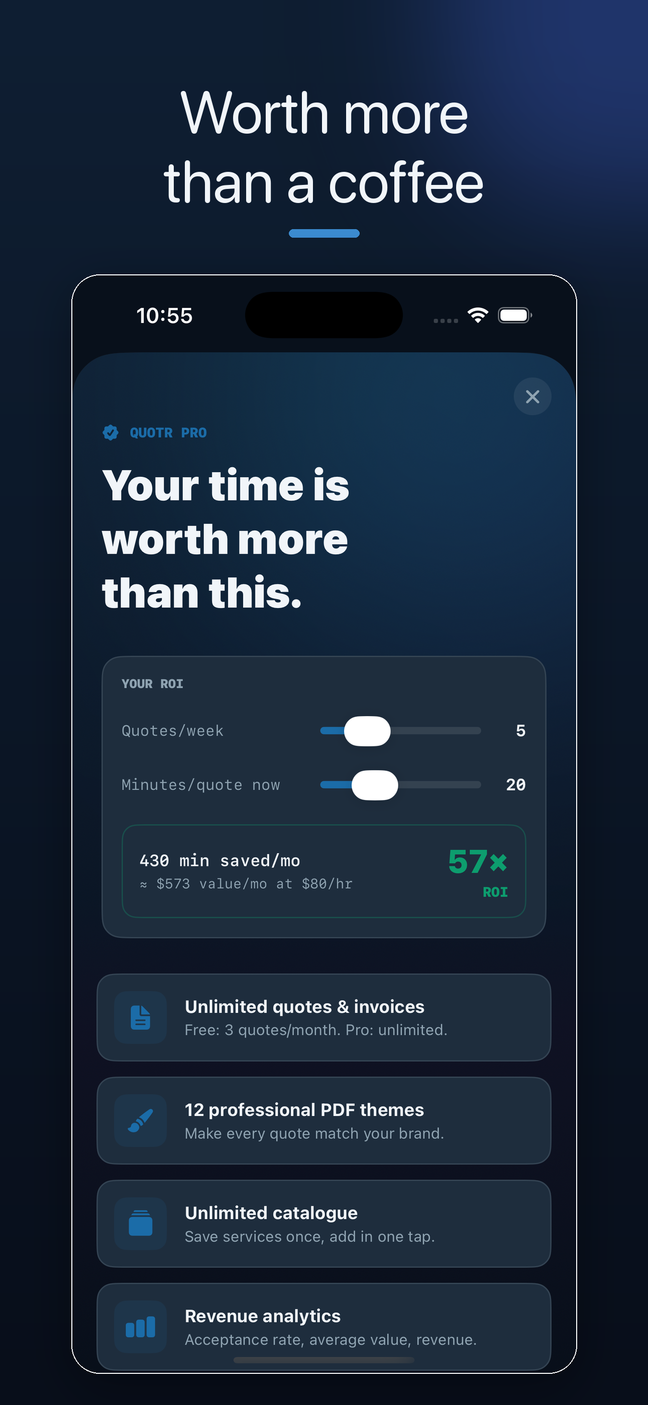 QUOTR: Quotes & Invoices