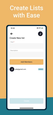 Listimo: Shared To Do Lists screenshot