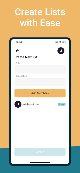 Listimo: Shared To Do Lists Screenshot 4 of 8