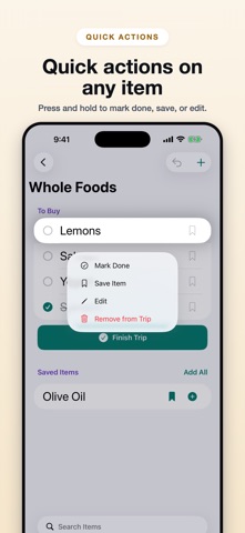 Store Buddy - Shopping List iPhone screenshot