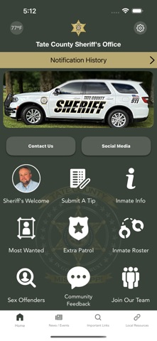 Tate County Sheriff MS Screenshot 1 of 3