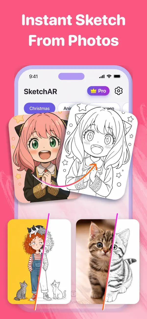 Screenshot #3 pour AR Draw Sketch: Trace Art