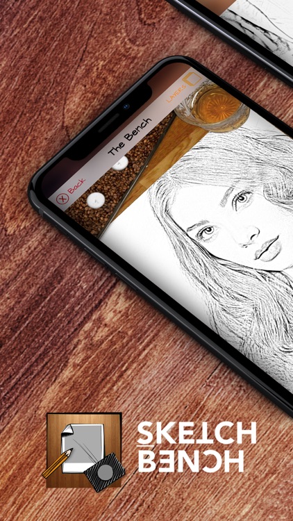 Stickers & filter Sketch Bench screenshot-0