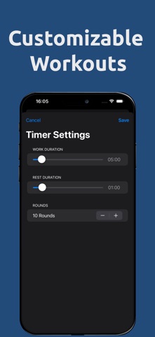 Workout Tracker - Timer Screenshot 2 of 3