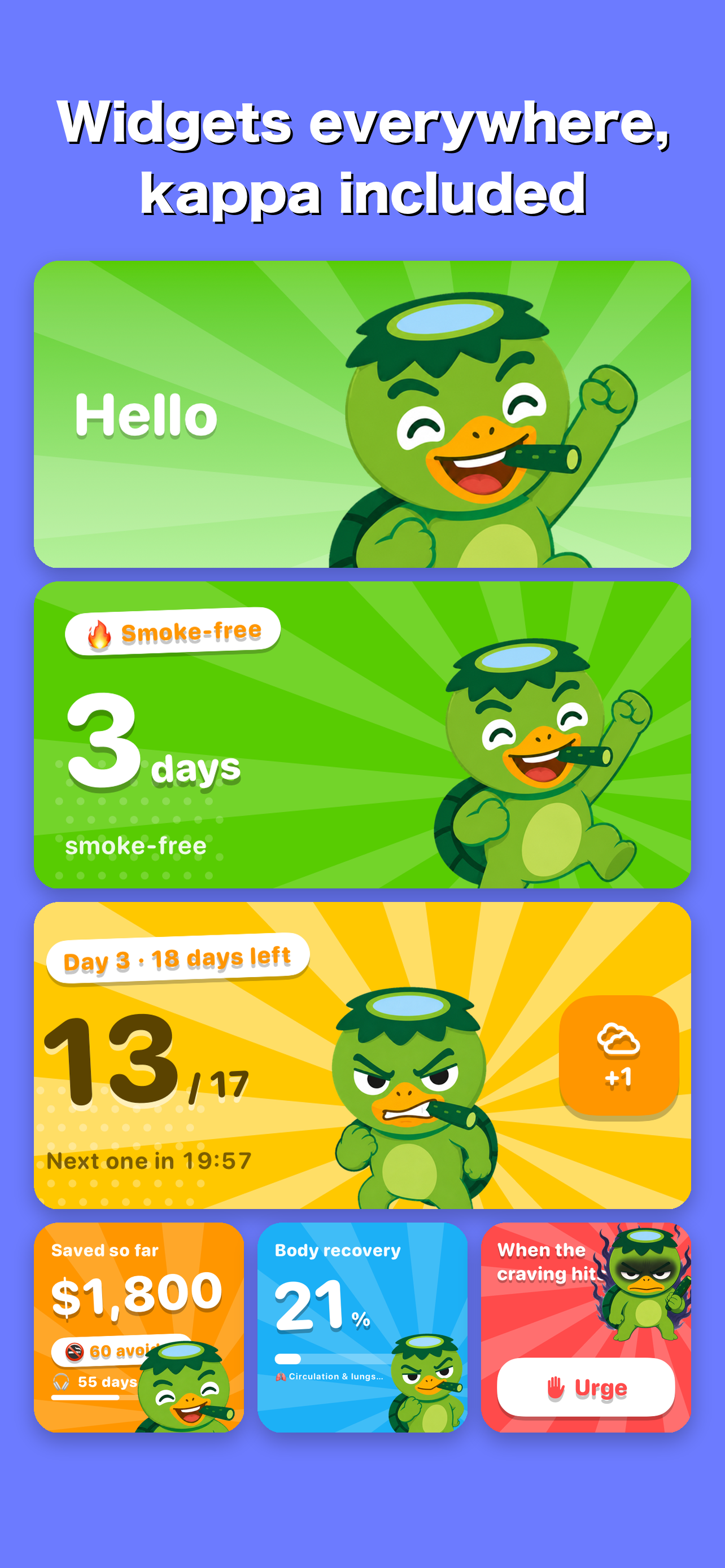 Quit Smoking: Widget Tracker screenshot 7