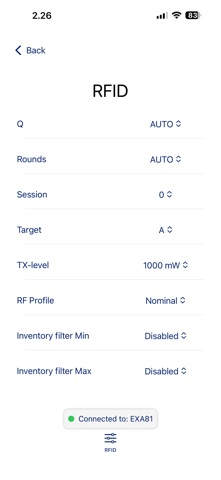 Brady RFID Toolkit screenshot