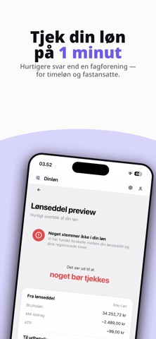 Dinløn screenshot