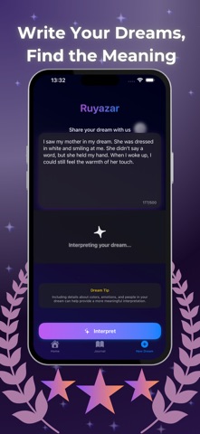 Dream Meanings AI: Ruyazar iPhone screenshot