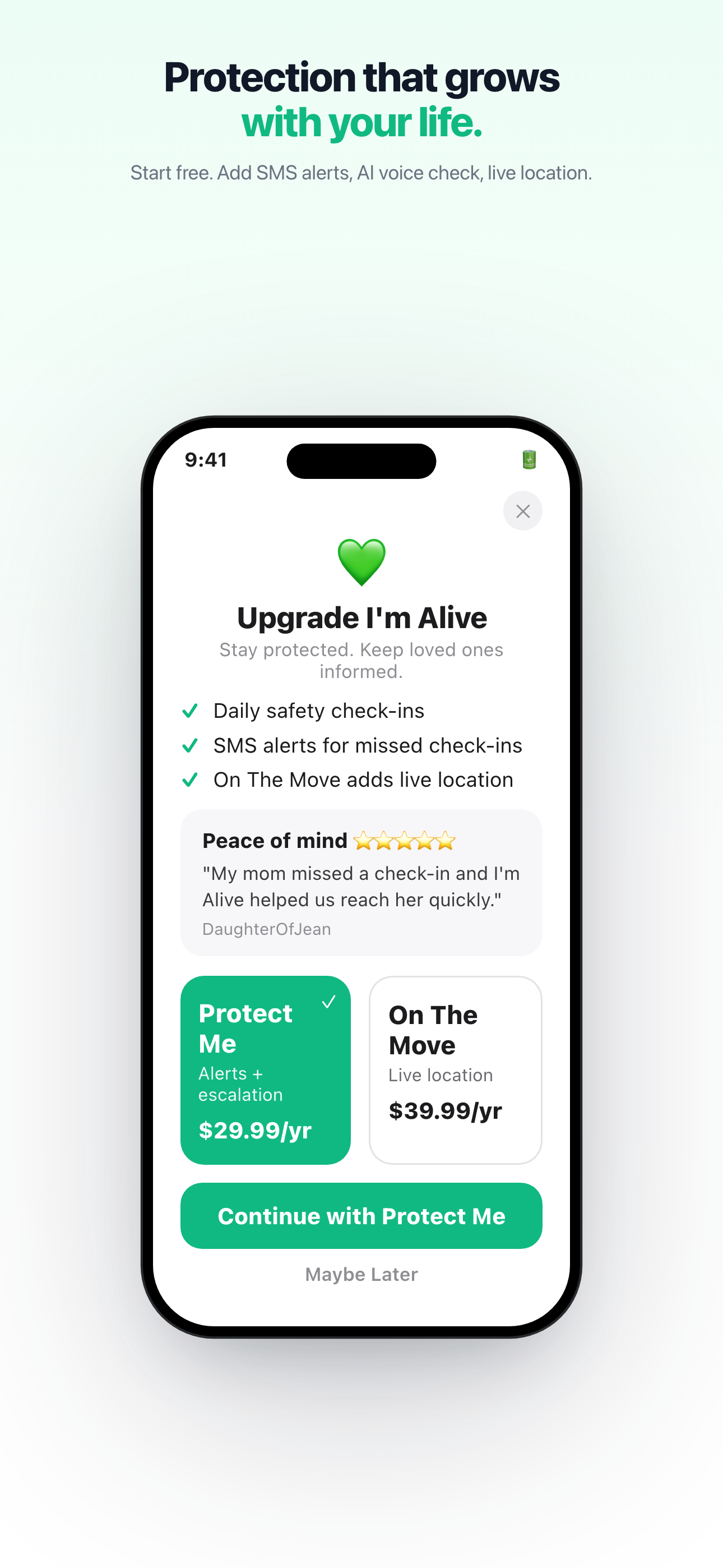 I'm Alive: Daily Check-In screenshot 7
