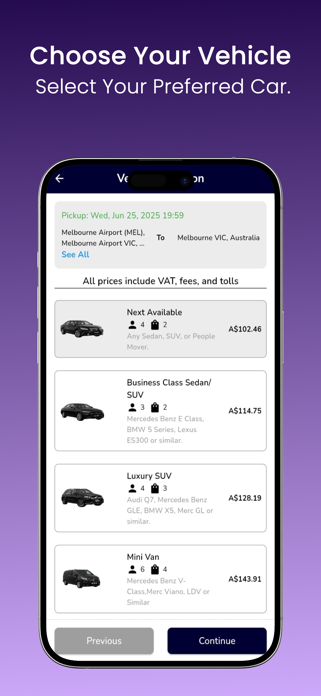Opal Chauffeurs Screenshot 4 of 6